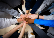  Hands all together